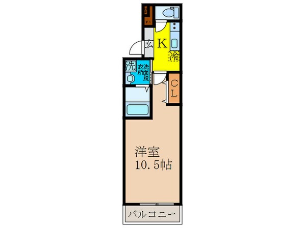 フジパレスＪＲ吹田駅東の物件間取画像